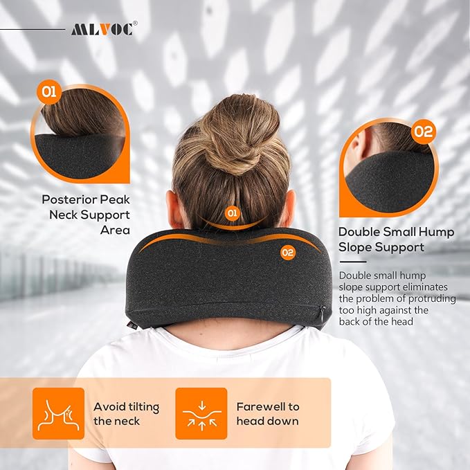 Travel Neck Pillow – Standard (Black)