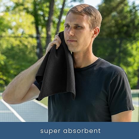 Microfiber Gym and Yoga Towels - Set of 6