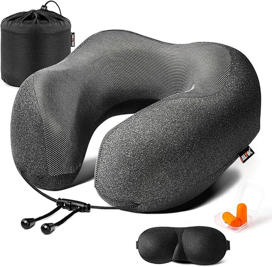 Travel Neck Pillow – Standard (Black)