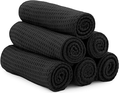 Microfiber Gym and Yoga Towels - Set of 6