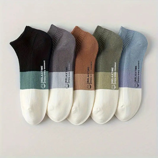 CozyStep Low-Cut Socks – 5 Pairs | Soft Cotton Blend Comfort Fit
